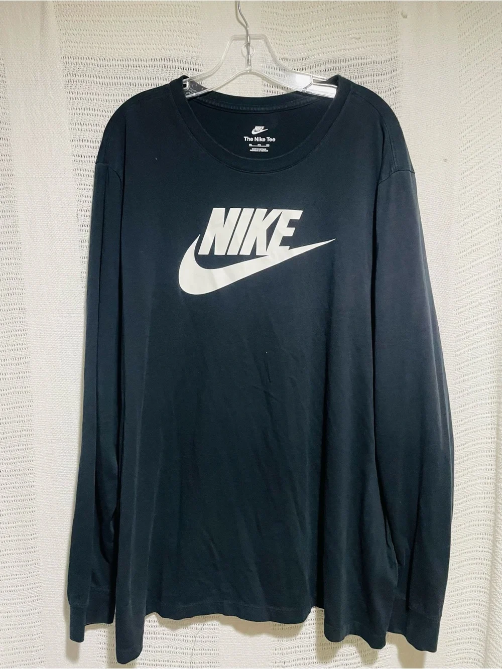 Nike Men's Long Sleeve Logo T-Shirt - Black 3xl big tall
